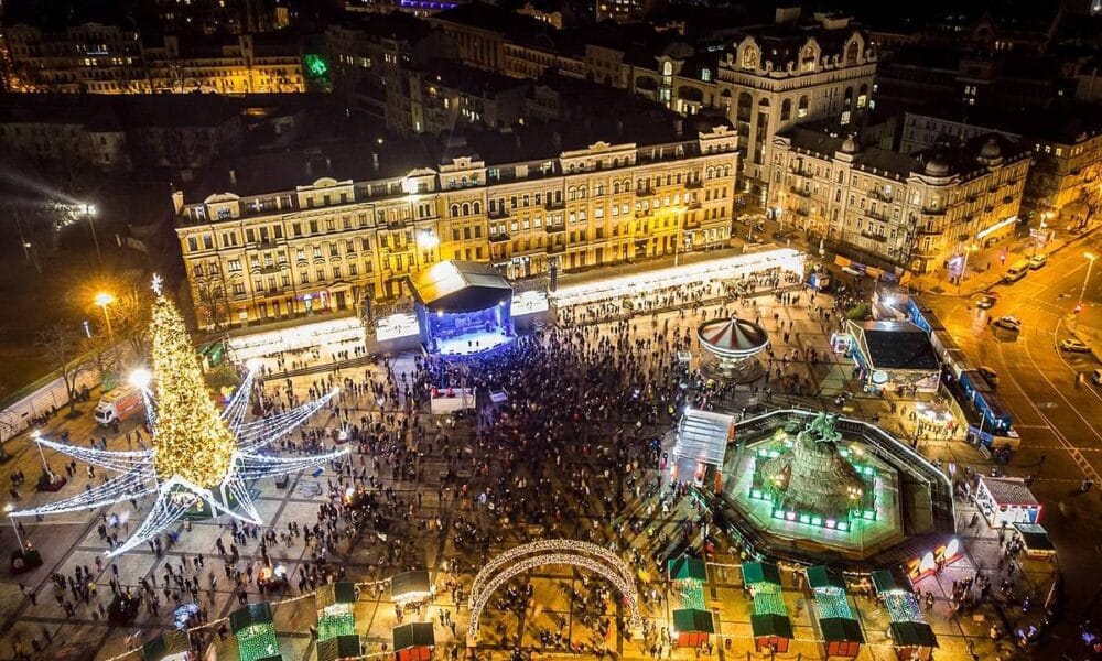 Vánoce, jak se slaví Vánoce na Ukrajině, Kyjev