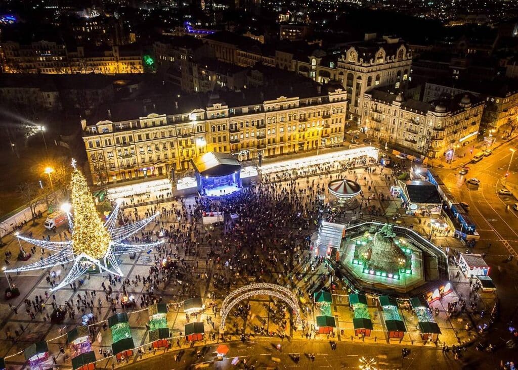 Vánoce, jak se slaví Vánoce na Ukrajině, Kyjev